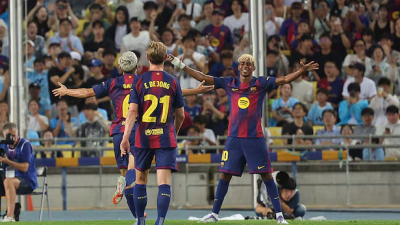 ‘15년 만 방한’ 바르셀로나, 대구FC에 5-0 대승…한국 팬들 앞 골잔치